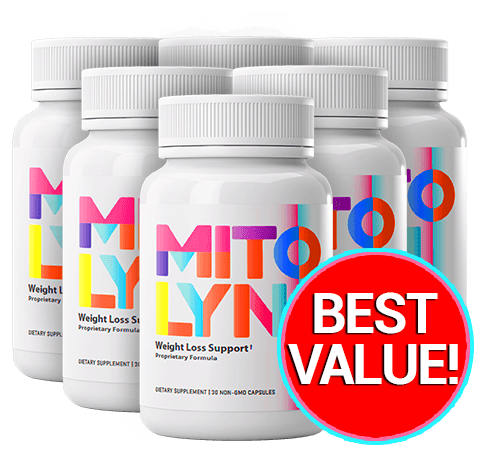 Picture of 6 bottles of mitolyn